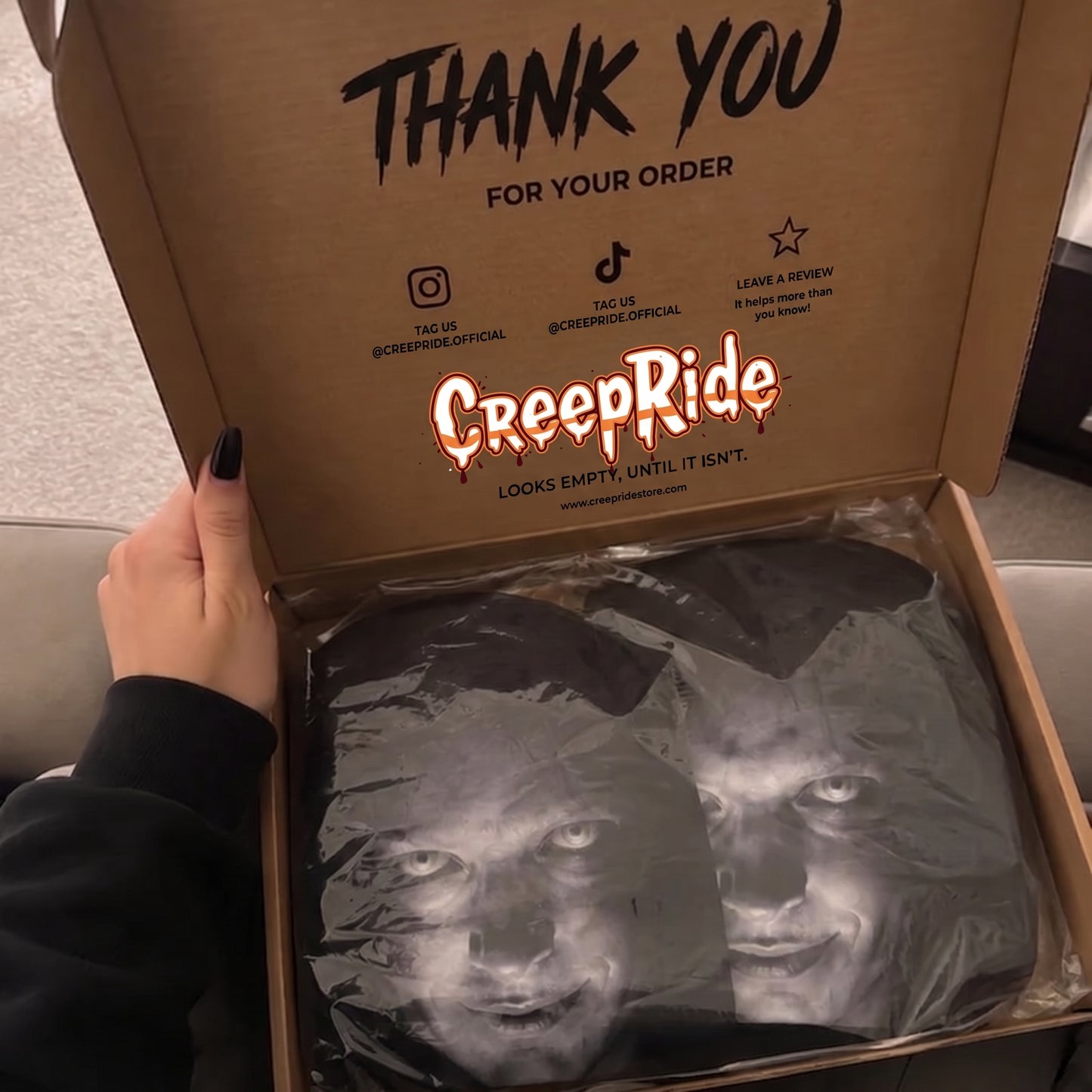 CreepRide™ Horror Headrest Covers